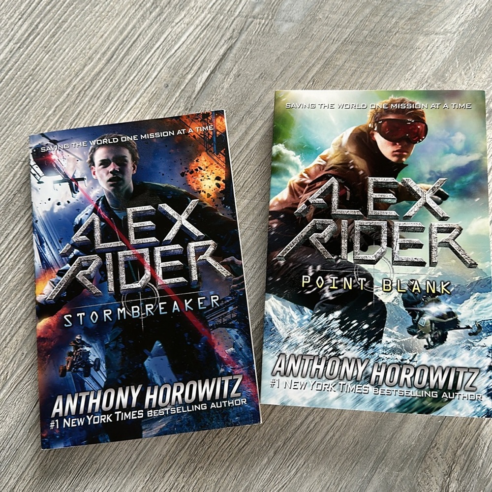 Alex Rider Stormbreaker & Point Blank Books (Series # 1 & 2)